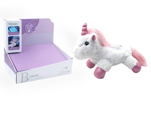 [WWFM6667] Peluche Unicornio Relajante Para Bebé Con Luz Y Sonidos 0M+(434126)(436571)