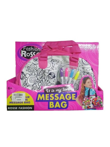 [WWJX20013A] Bolso Mensajero para Colorear Fashion Rose 6a+ (438711)